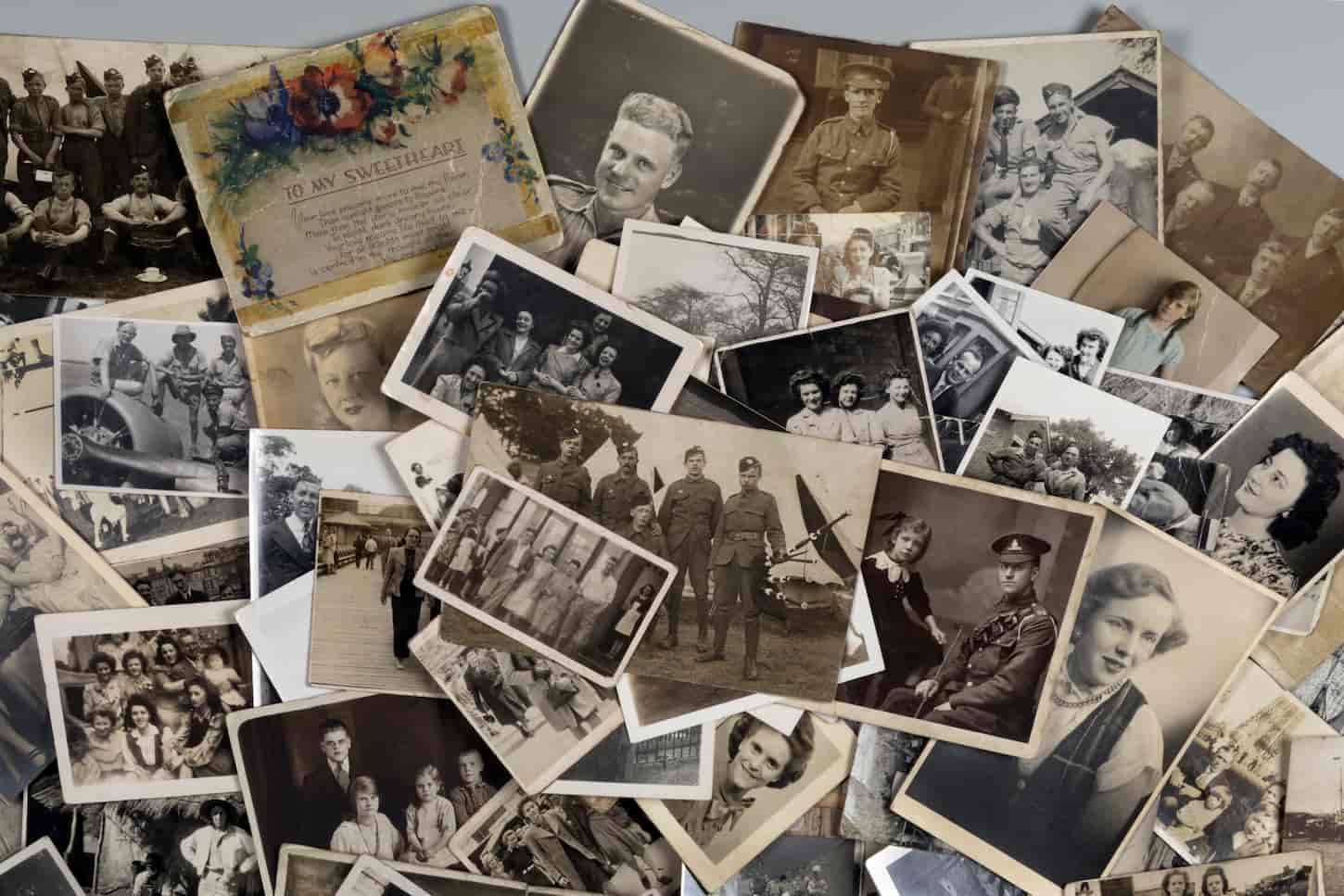 An image of old photographs.