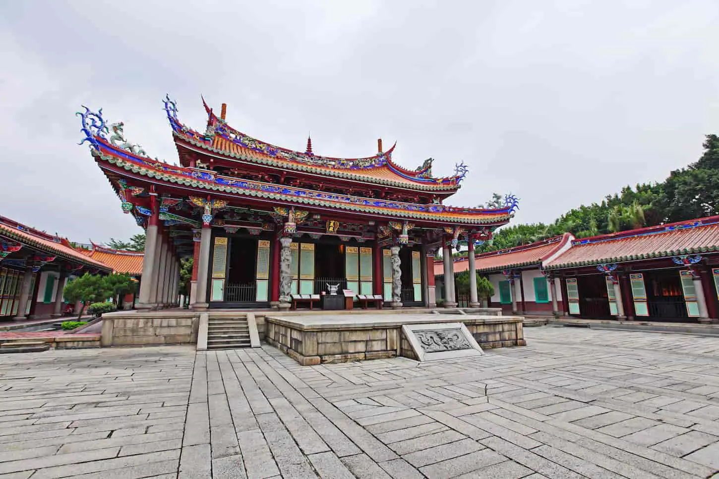 An image of Confucius Temple in Taiwan.